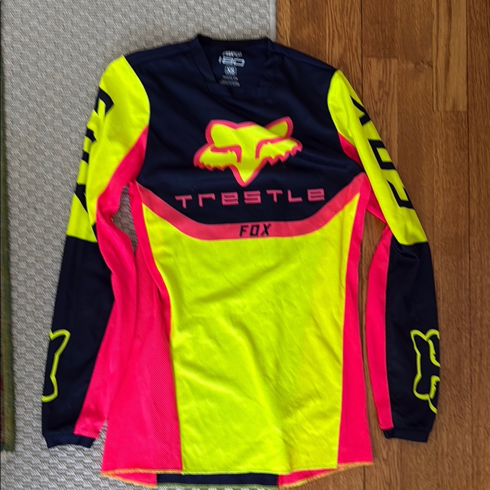 Fox Neon Yellow and Pink Shirt